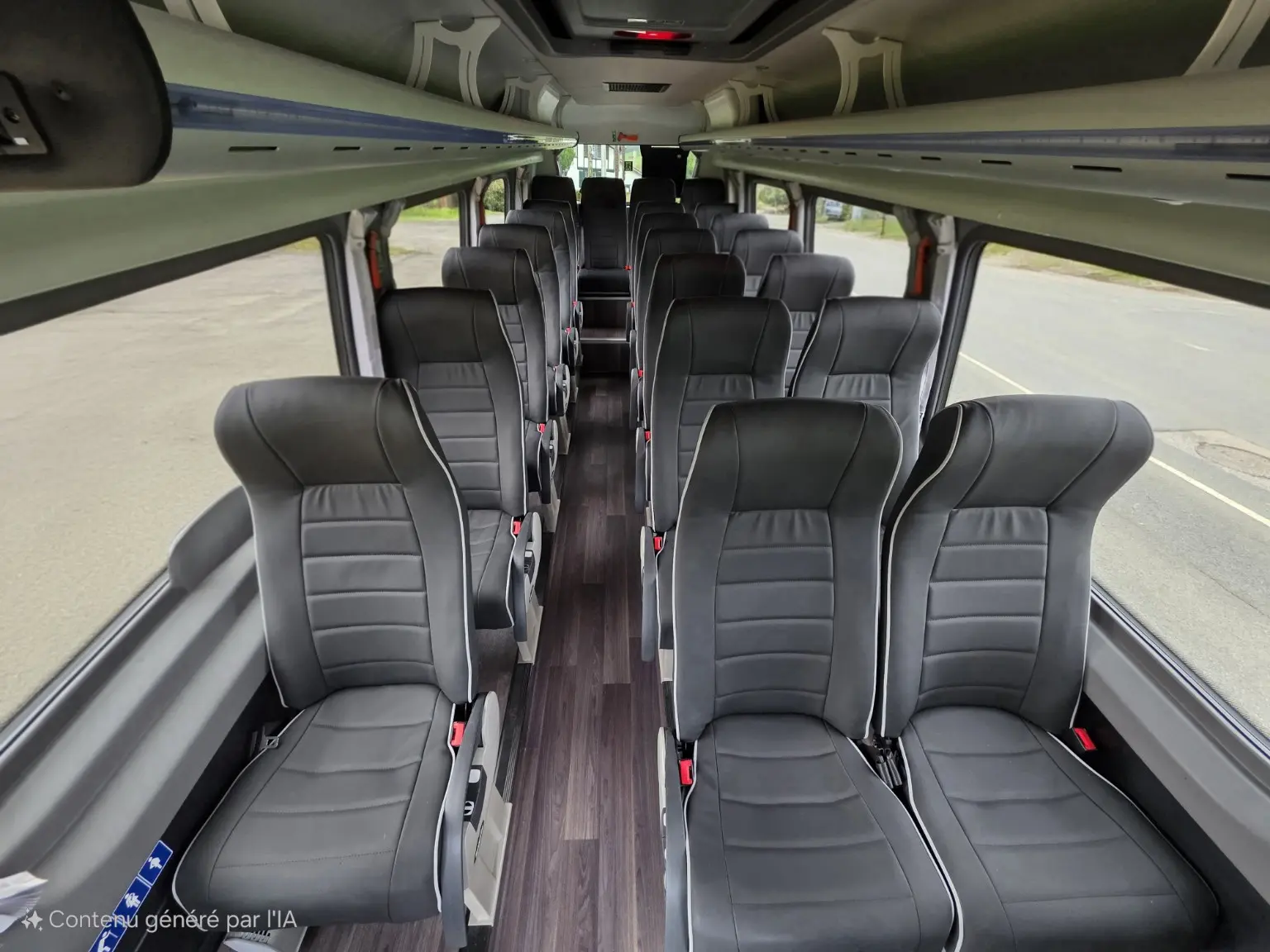 Intérieur minibus HELETAXI